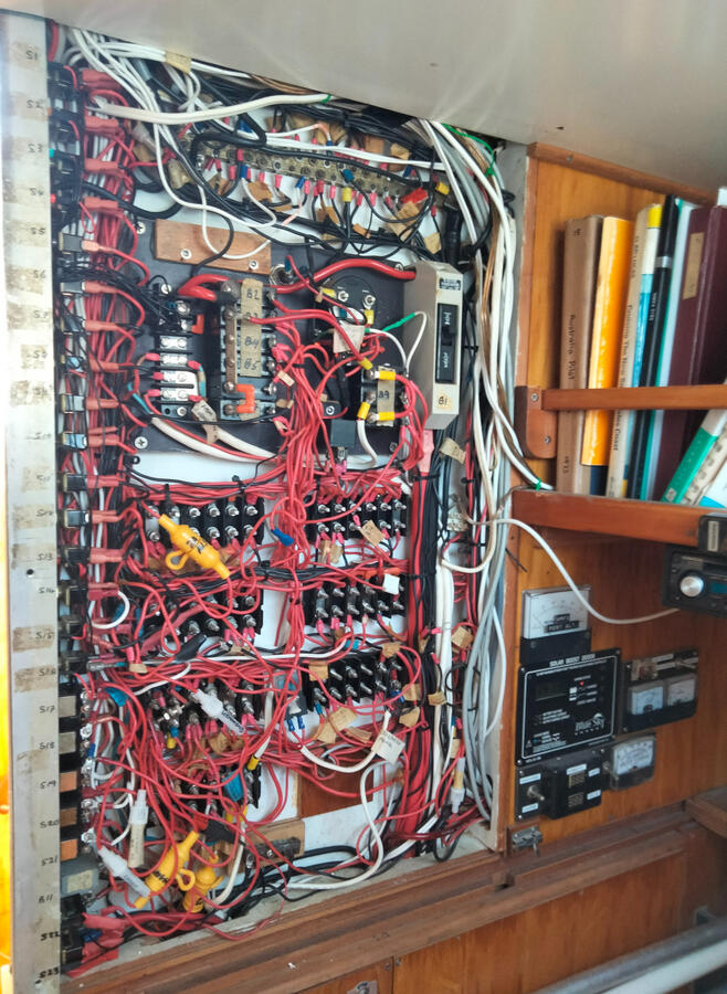 Main 12V switch panel